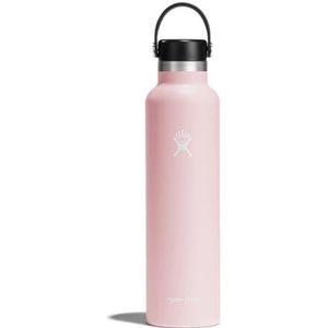 Hydro Flask - 709 ml waterfles - Geïsoleerde roestvrijstalen waterfles met flexibele lekvrije dop en poedercoating - BPA-vrij - Standaard hals - Trillium