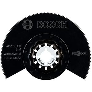 Bosch Accessories 1 x segmentmes ACZ 85 EB Wood and Metal (voor hout en ongehard staal, 85 mm, multifunctioneel gereedschap) grijs