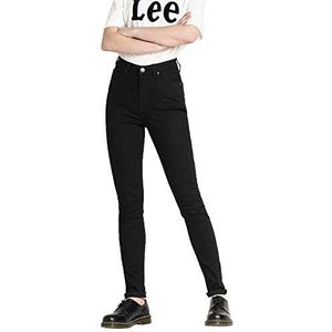 Lee ivy dames jeans, Zwart (Zwart Spoelen 47)