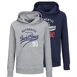 JACK&JONES JUNIOR Jjethan Hoodie 2pk Mp Noos Jnr Hoodie Jongen, marineblauw blazer