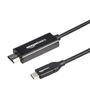 Amazon Basics USB-C naar HDMI adapterkabel (Thunderbolt 3 compatibel) 4K @30Hz 90cm