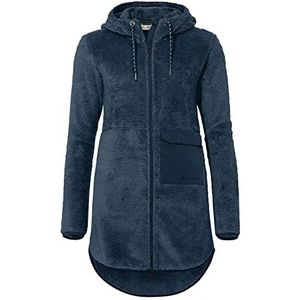 VAUDE Manukau dames fleece parka jas, donker zee, 51, donker meer, 51, Donkere zee