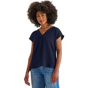 Street One A343913 Zomerblouse voor dames, Donkerblauw