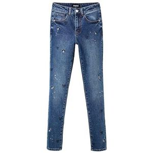 Desigual Denim Mickey 5053 Casual damesbroek, Blauw