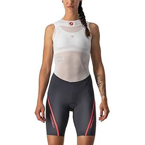 CASTELLI - 3 shorts, fietsshorts voor dames, donkergrijs/briljant roze
