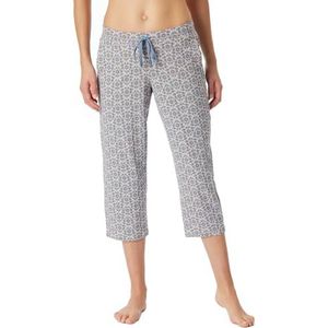 Schiesser Pyjamabroek 3/4 van stretchkatoen, mix + relax, pyjamabroek voor dames, Veelkleurig 2_179270