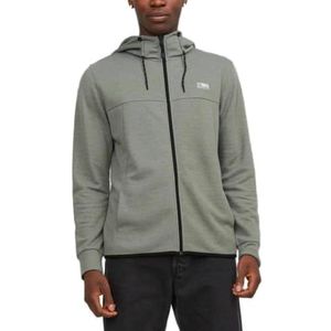 JACK & JONES Jcoair Noos Sweatshirt met capuchon voor heren, Desert Sage/Details: gemengd