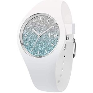 Ice-Watch - ICE lo White Blue - Wit dameshorloge met siliconen band - 013425, Wit, Maat M (40 mm)
