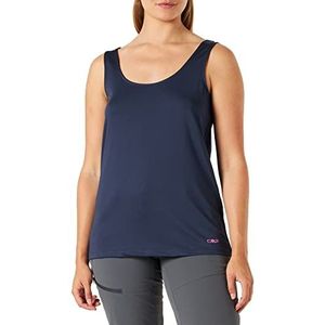 CMP Stretch polyester jersey top T-shirt dames, blauw, 36, Blauw