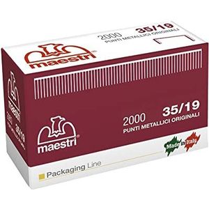 Doos met 2000 punten 35/19 19 mm koper ro-ma x romabox