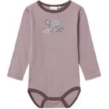 NAME IT Nmfwillow Wool Ls Body met lange mouwen voor meisjes (1 stuk), Lila.