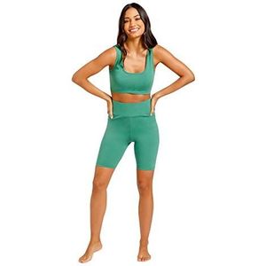 Chelsea Peers NYC dames pyjama set shorts, Groen