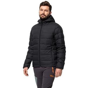 Jack Wolfskin Ather Down Hoody M Donsjack voor heren, zwart.