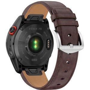 Fenix 7S 20 mm lederen reservearmband voor Garmin Fenix 7S Solar, Fenix 7S, Fenix 7S Sapphire Solar, Fenix 6S Pro, Fenix 6S, Fenix 5S, Fenix 5S Plus, Descent MK 2S, Instinct 2S