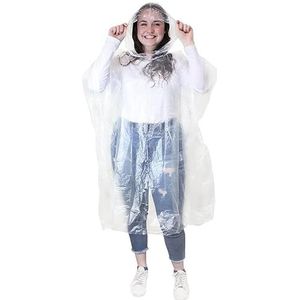 eBuyGB Pacamac Regenponcho voor noodgevallen, waterdicht, regenponcho