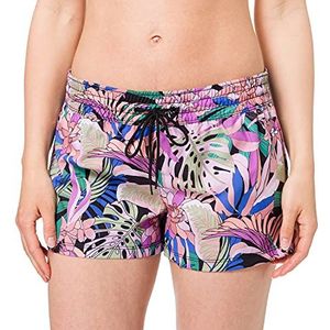 Hurley W Supersuede Palm Paradise Volley Board Dames Shorts, Zwart Multi