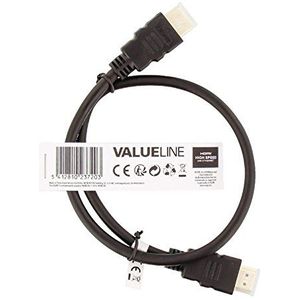 Valueline VGVT34000B05 High-speed HDMI-kabel met ethernet, 0,50 m, zwart