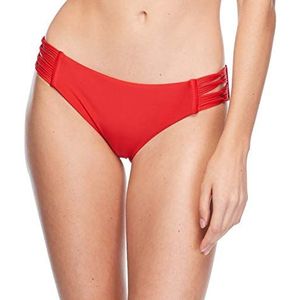 Body Glove Smoothies Ruby Solid Bikini Bottom Maillot de bain pour femme, Smoothie True Red, XS
