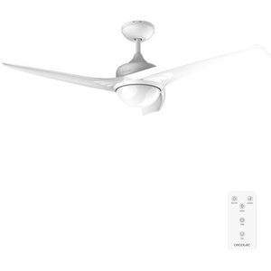 Cecotec EnergySilence Aero 550 Techo con Luz y Mando ventilator, 60 W, wit