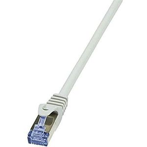 Logilink 1 m Cat7 S/FTP netwerkkabel Grijs S/FTP (S-STP)