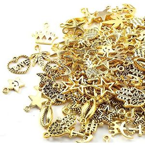 HERZWILD Charms hanger bedel voor sieraden handwerk armband halsketting oorbel bedels gemengd antiek zilver goud, Metaal