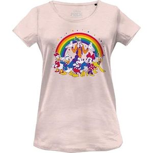 Disney Wodmickts234 T-shirt voor dames, 1 stuk, Roze