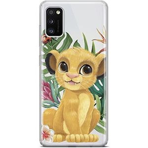 ERT GROUP Originele en gelicentieerde Disney The Lion King 004 case voor Samsung A41 past perfect aan de vorm van de mobiele telefoon, gedeeltelijk transparant