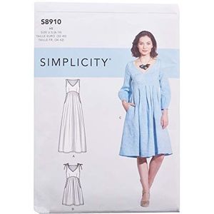 Simplicity Naaipatroon S8910 patroon voor jurk H5 (34-36-38-40-42)