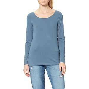 Esprit T-shirt met lange mouwen, dames, 420/grijs blauw, XS, 420/Grey Blue