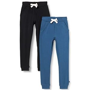 MAGIC KIDS WEAR Lot de 2 pantalons unisexes pour enfant, Lot de 2 - Noir/Bleu (106), 80