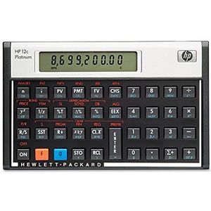 HP - F2231-12c Platinum Financiële rekenmachine Zwart