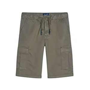 Teddy Smith Bermuda Taille élastiquée - SIKERS Cargo Sweat Dyed, Vert, S