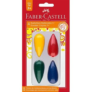 Faber-Castell 120405 druppelkrijt, 4 stuks