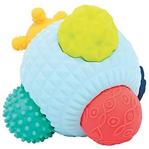 LUDI - 3D-puzzel met meerdere ballen voor baby's - 6 sensorische ballen, verschillende texturen en kleuren - wekt de baby en ontwikkelt de motoriek - vanaf 6 maanden