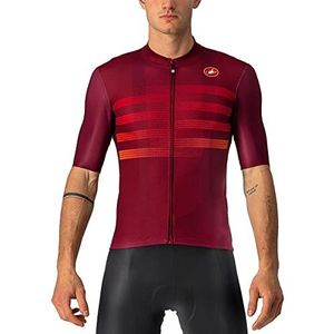 castelli Endurance Pro Jersey T-Shirt Homme, Bordeaux/Red-Orange, XL