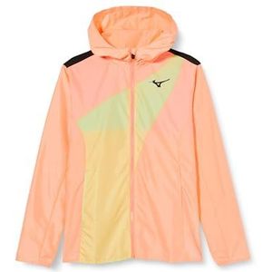 Mizuno Veste à capuche Release pour femme, Candy Coral/Luminous, S