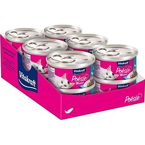 Vitakraft Natvoer kat Po�ésie blik zalm, MSC Mousse 12x 85g