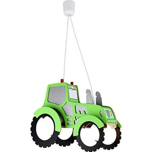 Elobra Tractor plafondlamp kinderkamer met E27-fitting groen led