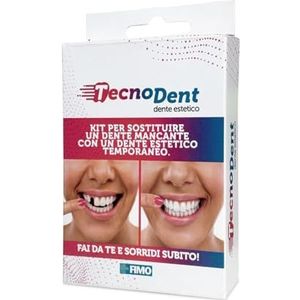 Tecnodent - Kit pour remplacer temporairement une dent manquante par une fausse dent esthétique