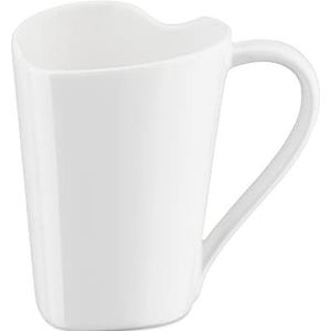 Alessi Mok To MMI24 – mok in hartvorm, in bone china, wit