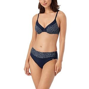 Schiesser Bikiniset met beugel voor dames, Donkerblauw volgens