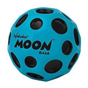Waboba Moon Bouncing Ball springbal voor binnen en buiten, sensorisch speelgoed voor kinderen en volwassenen, familiespelletjes voor alle leeftijden, blauw (6,3 cm)