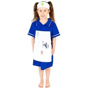 Hoogwaardig verpleegsterkostuum voor kinderen van 18 tot 24 maanden, kostuum voor kinderen en peuters, kleding voor meisjes, rollenspel voor kinderen door bijensimulatie