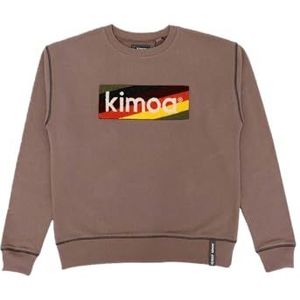 KIMOA Aard-logo, gestreept, bruin, S-M, Bruin