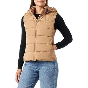 VERO MODA Vmjessie Short Waistcoat Boos Damesvest, Tijgeroog.