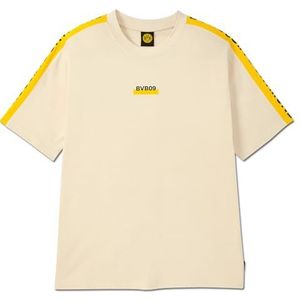 Borussia Dortmund Bvb Lifestyle T-shirt voor heren, beige, 1 stuk, Beige