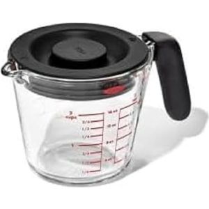 OXO - Maatbeker met deksel glas, 500 ml
