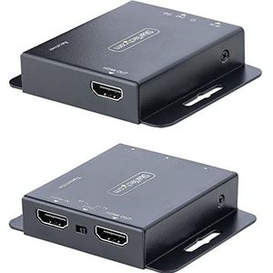 StarTech.com Cat6/Cat5 HDMI Verlenger - HDMI/Video Extender 4K30Hz/39m of 1080p/70m - HDMI over Ethernet/RJ45 - Ontvanger Zender Kit - IR-uitbreiding - HDMI Extender (EXTEND-HDMI-4K40C6P1)