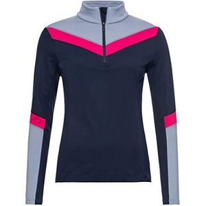 HEAD Luna Midlayer met ritssluiting voor dames, donkerblauw/roze