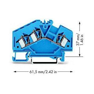 Wago Eex 3-gat door 4 Qmm, 281 651